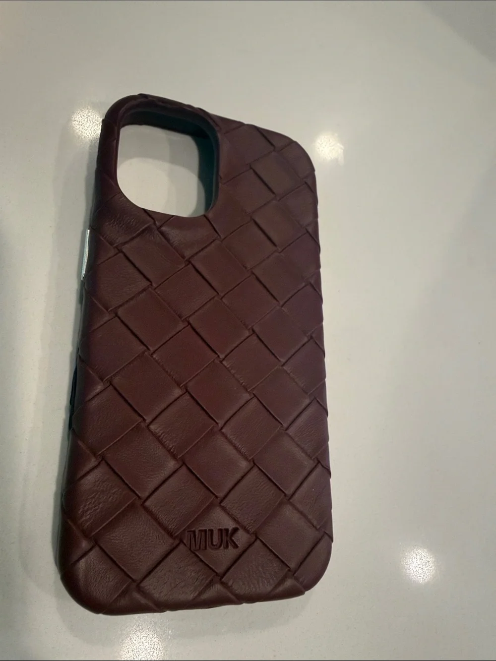 MUK Studded & Woven Texture Phone Case Set — Pink, Yellow, Burgundy iphone 16
